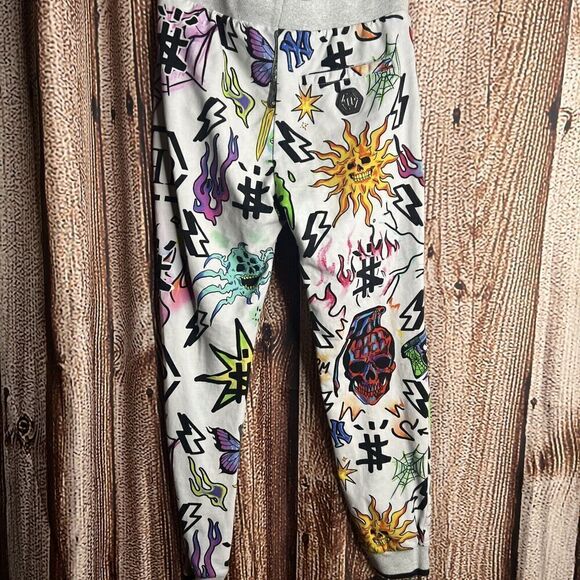Philipp Plein Sport Jogging Pants Gray Joggers Size 10 - Picture 3 of 3